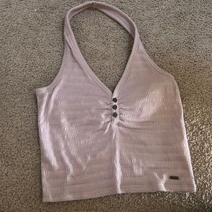 Hollister light purple halter tank